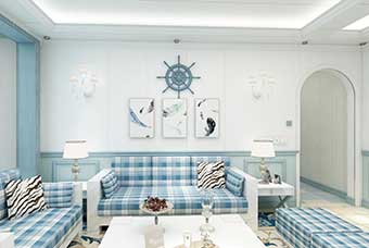 德阳地中海风格-客厅