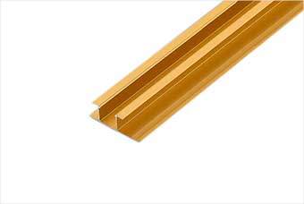 德阳航空纤维墙咔铝合金带灯中条(钛金氧化)