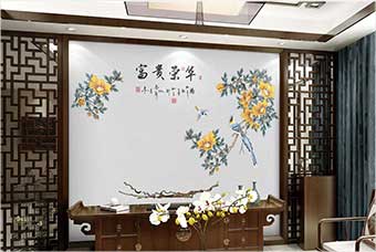 德阳森佰汇航空纤维墙咔（富贵荣华）